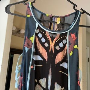 Free People xs printed summer dress!!